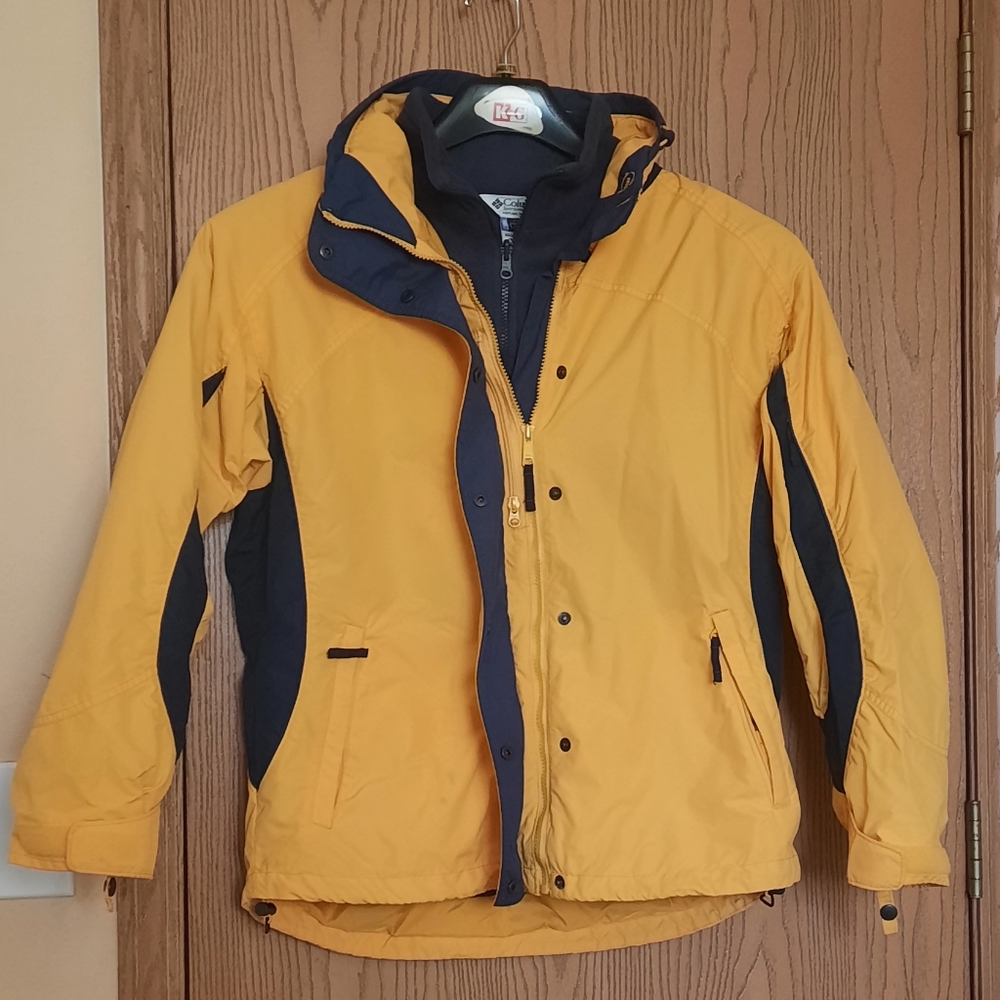 Columbia Women's Interchange Jacket - Blue and Yellow